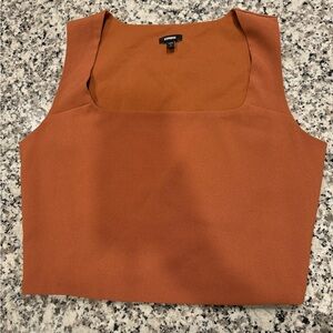 Express orange cropped top. Worn-like new. Size small.